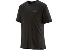 Patagonia Men's Cap Cool Merino Blend Graphic Shirt Heritage Header, black | Bild 1