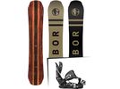 Set: Arbor Coda Camber Premium 2017 + Flow NX2 Hybrid 2017, black - Snowboardset | Bild 1