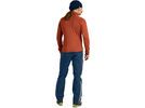 Ortovox Merino Fleece Grid Jacket M, clay orange | Bild 4