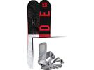 Set: Ride Machete GT 2017 + Ride Rodeo LTD 2016, silver - Snowboardset | Bild 1