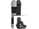 Set: Ride Timeless 2017 + Burton X-Base 2017, black mag - Snowboardset | Bild 1