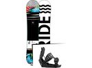 Set: Ride Rapture 2017 + Flow Haylo 2017, black - Snowboardset | Bild 1