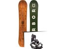 Set: Arbor Formula Premium Mid Wide 2017 + K2 Cinch CTX 2017, black - Snowboardset | Bild 1