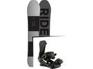 Set: Ride Timeless 2017 + Nitro Team 2017, black - Snowboardset | Bild 1