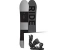 Set: Ride Timeless 2017 + Flow NX2 2016, black - Snowboardset | Bild 1