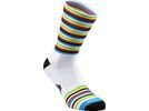 Specialized Full Stripe Summer Sock, white/black/turquoise | Bild 1
