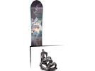 Set: Nitro Victoria 2017 + K2 Cinch Tryst 2017, black - Snowboardset | Bild 1