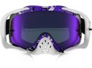 Oakley Crowbar MX inkl. Wechselscheibe, factory pilot splatter green/purple/Lens: violet iridium | Bild 2