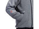 Adidas Fleece Zip Jacket, feather grey/orange | Bild 7