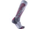 UYN All Mountain Ski Socks Lady, light grey melange/coral | Bild 2