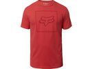 Fox Chapped SS Airline Tee, rio red | Bild 1
