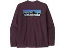 Patagonia Men's Long-Sleeved P-6 Logo Responsibili-Tee, berry fig | Bild 2