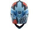 TroyLee Designs D3 Fiberlite Speedcode Helmet, blue/black | Bild 3