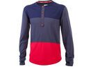 Mons Royale Henley LS, navy charcoal red | Bild 1