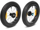 Cube Fat Wheels hinten für Kinder Fahrradanhänger Double, black | Bild 1