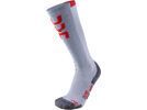 UYN Evo Race Ski Socks Lady, light grey/red | Bild 1