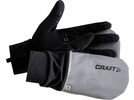 Craft Hybrid Weather Glove, silver/black | Bild 2