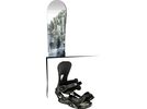 Set: Nitro Team Exposure 2017 + Nitro Machine 2015, black - Snowboardset | Bild 1