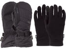 POW Gloves Warner Gore-Tex Long Mitt + Merino Liner, black | Bild 2