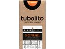 Tubolito S-Tubo CX/Gravel 42 mm - 700C x 32-50 / Black Valve, orange/black | Bild 2