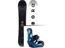 Set: Arbor Formula Mid Wide 2017 + Burton Custom 2017, blue - Snowboardset | Bild 1