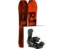 Set: Ride Warpig Large 2017 + Nitro Team 2017, black - Snowboardset | Bild 1
