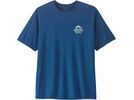 Patagonia Men's Cap Cool Daily Shirt - Great Waves, clement blue/light clement blue x-dye | Bild 1