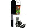 Set: Ride Crook 2017 + Nitro Pusher 2017, black - Snowboardset | Bild 1