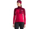 The North Face W Polartec Power Grid Stormgap Jacket, lali guran/burgundy cru | Bild 3