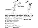 K-Edge Pro Road Braze-on Chain Catcher, red | Bild 3