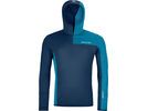Ortovox Merino Fleece Light Grid ZN Hoody M, deep ocean | Bild 1
