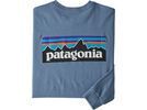 Patagonia Men's Long-Sleeved P-6 Logo Responsibili-Tee, pigeon blue | Bild 1