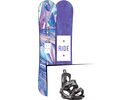 Set: Ride Compact 2017 + K2 Cinch Tryst 2017, black - Snowboardset | Bild 1