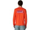 Patagonia Men's Long-Sleeved Capilene Cool Daily Shirt - Boardshort Logo, orange peel/light orange peel x-dye | Bild 4
