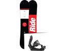 Set: Ride Agenda 2017 + Flow Five Hybrid 2016, black - Snowboardset | Bild 1