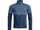 Ortovox Fleece Light Zip Neck M, blue nunatak | Bild 1