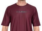 Cube Funktionsshirt kurzarm, bordeaux | Bild 3