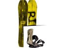 Set: Ride Warpig Small 2017 + Ride Capo 2016, gold - Snowboardset | Bild 1