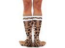 Eivy Cheerleader Wool Socks, leopard | Bild 2