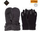 POW Gloves Warner Gore-Tex Long Mitt + Merino Liner, black | Bild 3