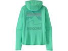 Patagonia Women's Capilene Cool Sun Hoody - Peak Visions, aqua stone/early teal x-dye | Bild 2