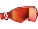 Scott Fury Goggle Orange Chrome Works, bright red | Bild 1