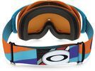 Oakley Crowbar MX Heritage Racer Goggle, bright orange/Lens: ice iridium | Bild 3