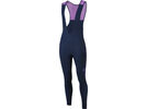 Le Col Womens Sport Cargo Bib Tights, navy/orchid | Bild 2