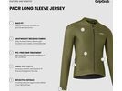 GripGrab PACR Long Sleeve Jersey, olive green | Bild 9