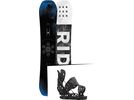 Set: Ride Berzerker 2017 + Flow NX2 2016, black - Snowboardset | Bild 1