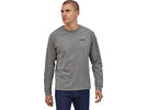Patagonia Men's Long-Sleeved P-6 Logo Responsibili-Tee, gravel heather | Bild 4