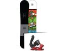 Set: Ride Crook 2017 + Flow Nexus 2016, black/red - Snowboardset | Bild 1