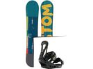 Set: Burton Custom Flying V Wide 2015 + Burton Freestyle 2017, black - Snowboardset | Bild 1