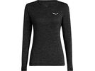 Salewa Puez Melange Dry’Ton Langarm Tee Damen, black out melange | Bild 1